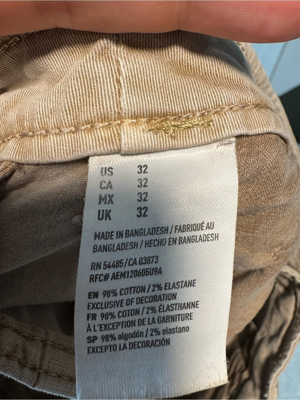 American Eagle Outfitters Men's Flat Front Shorts in Taupe